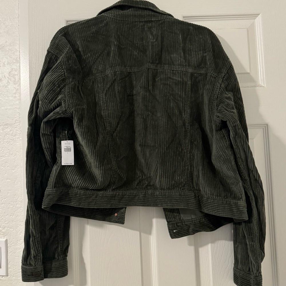 Old Navy Olive Green Corduroy Jacket